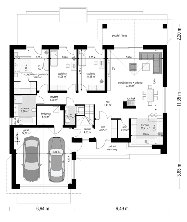 projekt_domu_parterowy_3_-_rzut_parteru