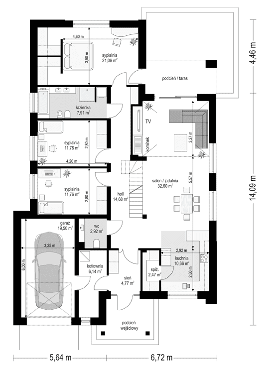 projekt_domu_parterowy_w_ski_2_-_rzut_parteru