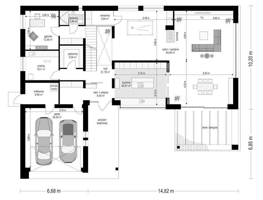 projekt_domu_willa_floryda_4_-_rzut_parteru